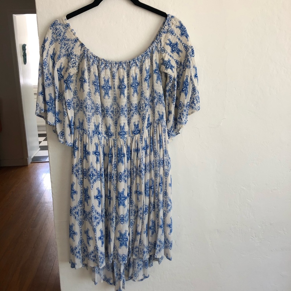 Hippie Love Off Shoulder Flowy Boho Tunic/Dress